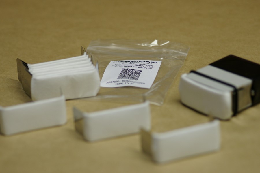 Marking Methods, Electro Chemical Metal Marking Hand Pad